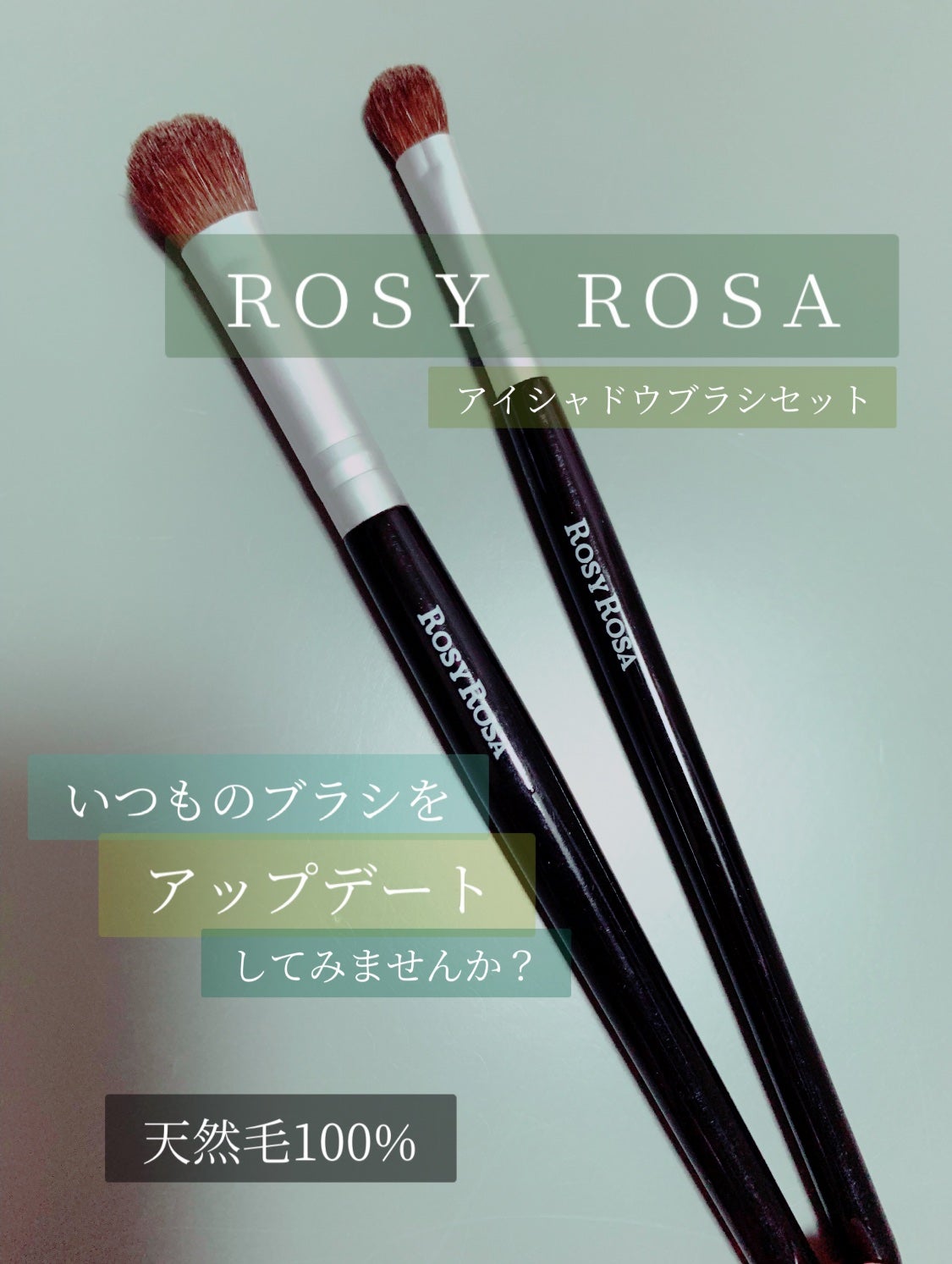 アイシャドウブラシセット/ロージーローザ/メイクブラシを使ったクチコミ(1枚目)