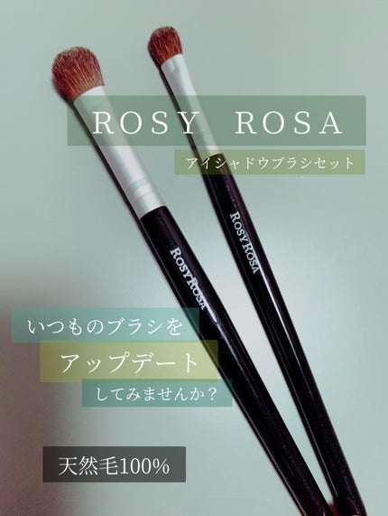 アイシャドウブラシセット/ロージーローザ/メイクブラシを使ったクチコミ(1枚目)