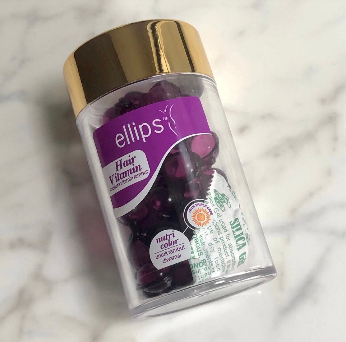 ヘアーオイル【ニュートリカラー】/ellips/ヘアオイルを使ったクチコミ(1枚目)