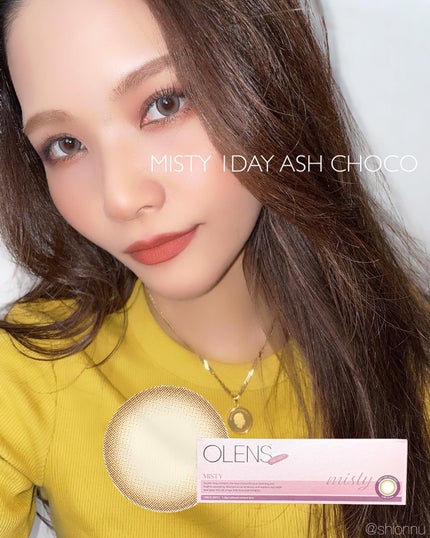 ミスティワンデー/OLENS/カラーコンタクトレンズを使ったクチコミ(2枚目)
