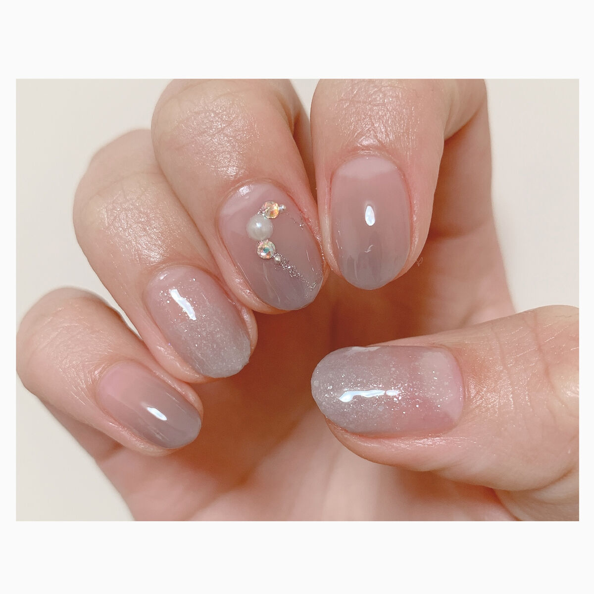 gene TOKYO ネイル ラベンダーダズル/DAISO/マニキュアを使ったクチコミ（2枚目）