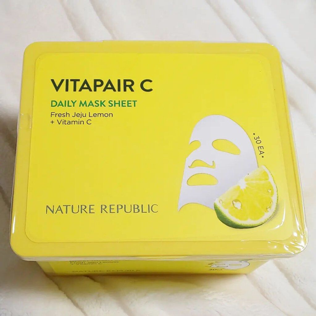 ビタペアCデイリーシートマスク/ネイチャーリパブリック/シートマスク・パックを使ったクチコミ（1枚目）