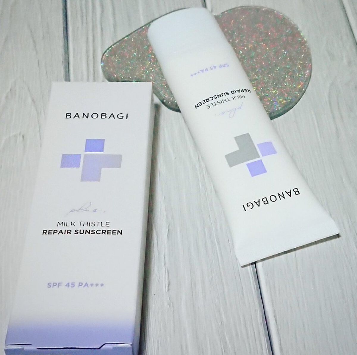 ミルクシスルリペアシカサンスクリーンプラス/BANOBAGI/日焼け止めミルクを使ったクチコミ（1枚目）