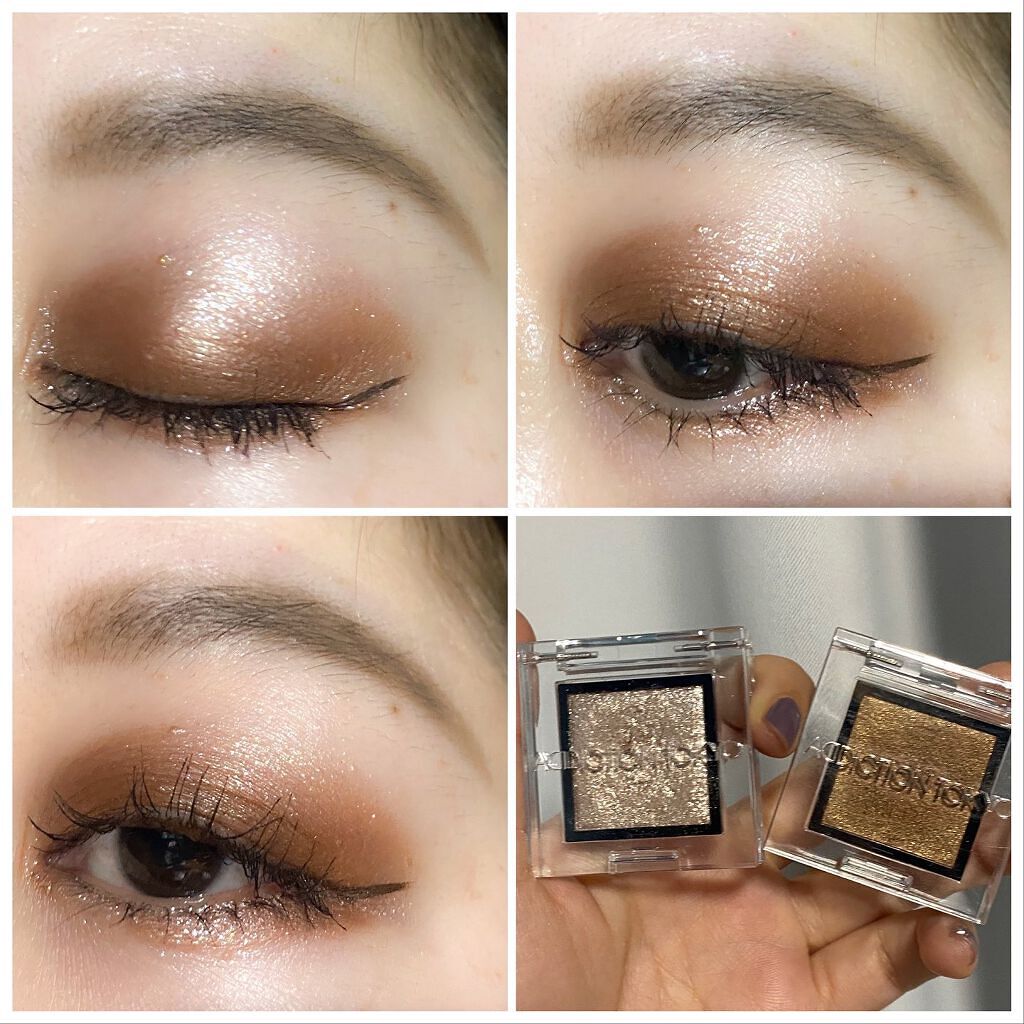 アディクション ザ アイシャドウ パール 007P Dolce Vita/ADDICTION/単色アイシャドウを使ったクチコミ（3枚目）