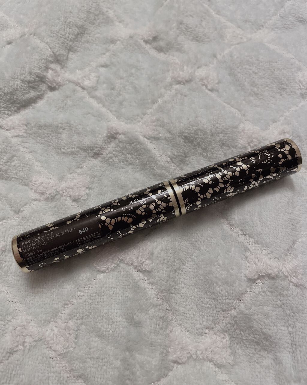 パッションリップ クリームトゥパウダー マットリップペン 640 #DGAmore/DOLCE&GABBANA BEAUTY/口紅を使ったクチコミ（2枚目）