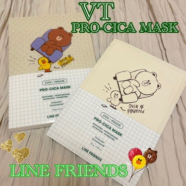 VT プロCICA マスクのクチコミ「☆LINE FRIENDS
               ×VT PRO CICA MASK
.....」（1枚目）