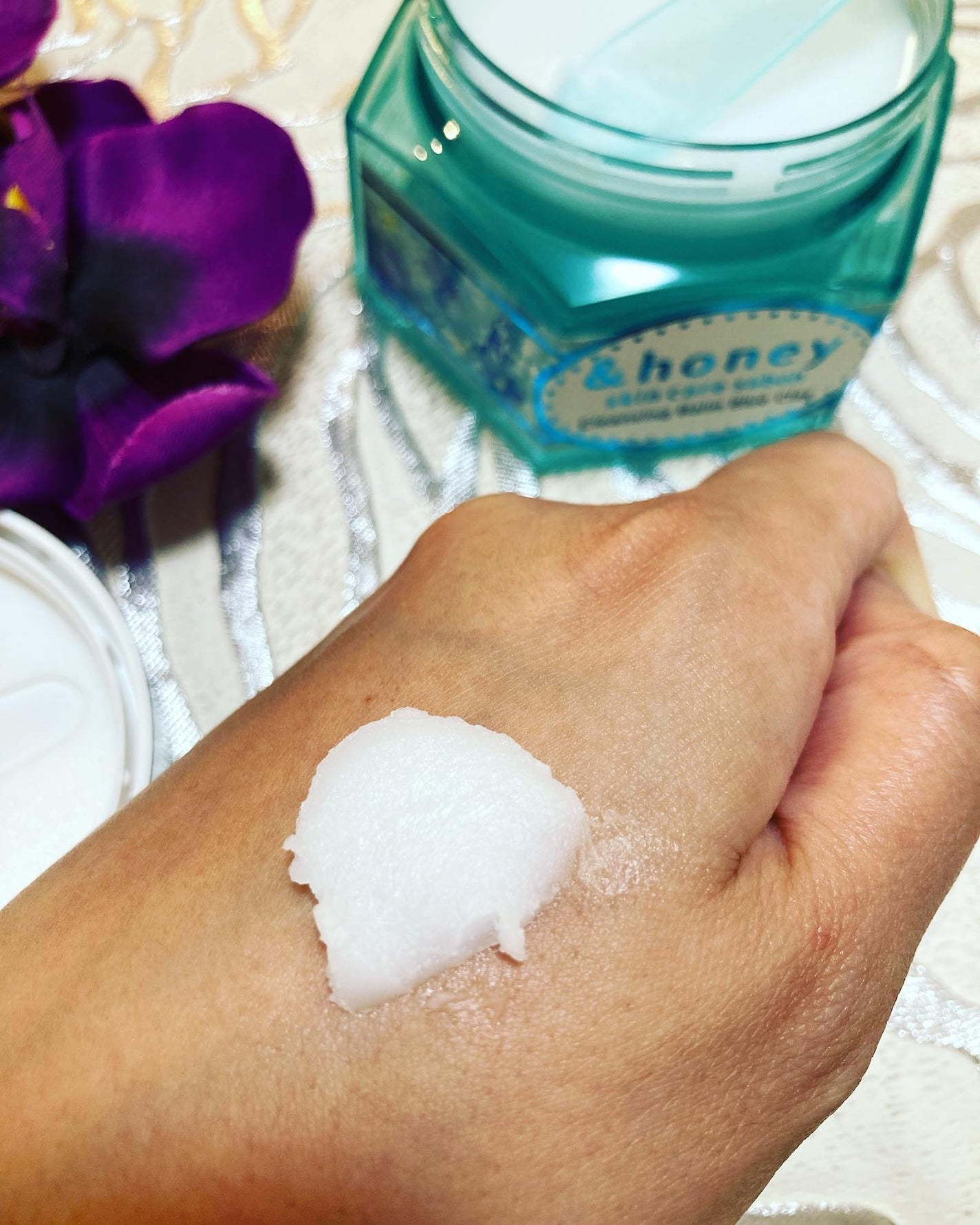 アンドハニー サボン クレンジングバーム ブルークレイ/&honey/クレンジングバームを使ったクチコミ(3枚目)
