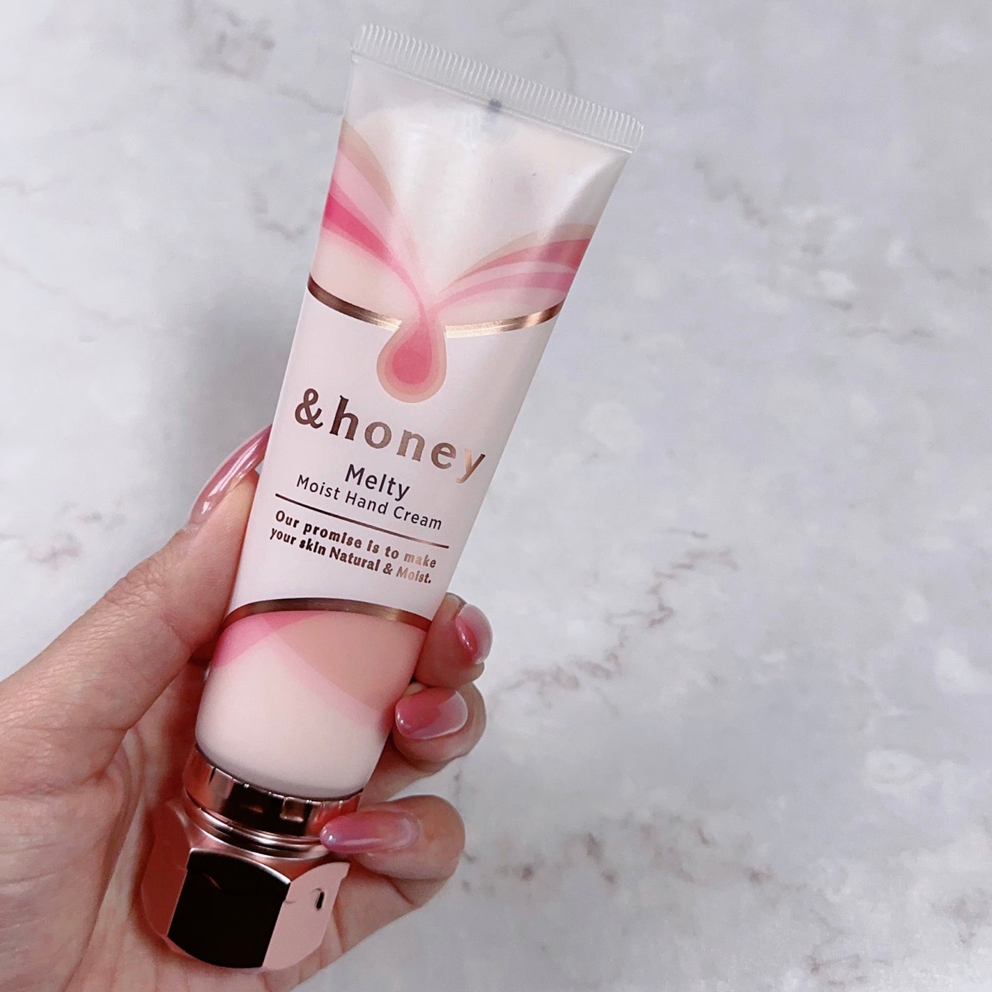 アンドハニー メルティモイスト ハンドクリーム/&honey/ハンドクリームを使ったクチコミ(4枚目)