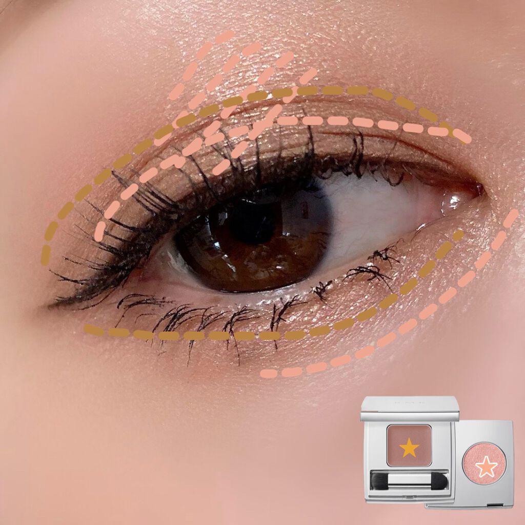 ザ ベージュライブラリー アイシャドウデュオ/RMK/ジェル・クリームアイシャドウを使ったクチコミ（2枚目）