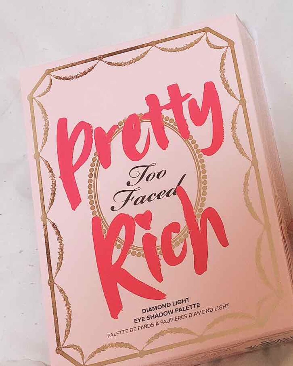 プリティーリッチ ダイアモンドライトアイシャドウパレット/Too Faced/アイシャドウパレットを使ったクチコミ（2枚目）