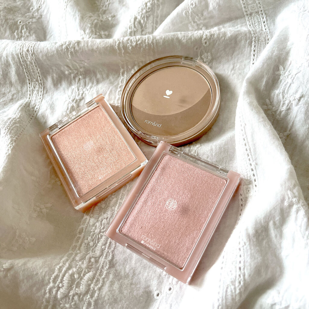 ヴェールライター/rom&nd/パウダーハイライトを使ったクチコミ（2枚目）