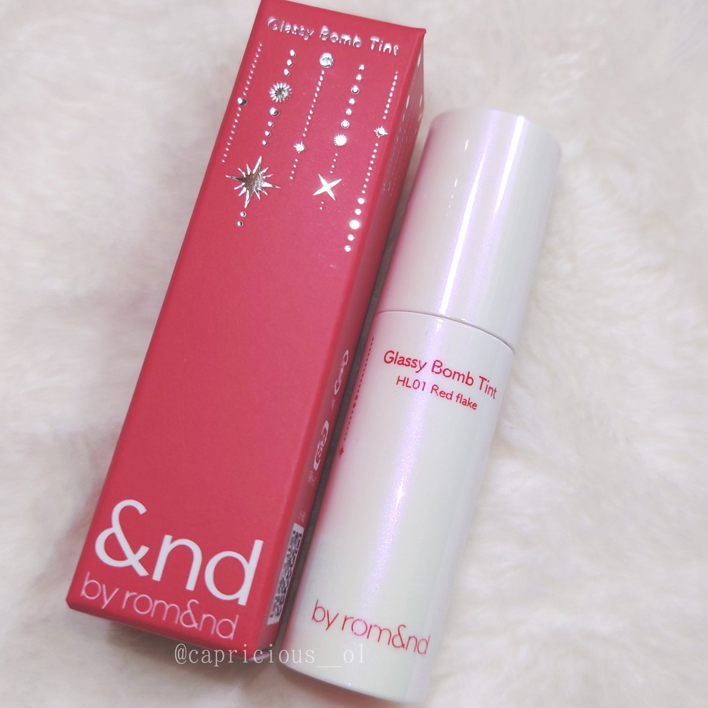 アンドバイロムアンド グラッシーボムティント/&nd by rom&nd/リップティントを使ったクチコミ(5枚目)