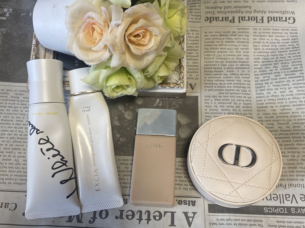 エクシア AL ホワイトニング ラディアントグロウセラム/ALBION/化粧下地を使ったクチコミ（1枚目）