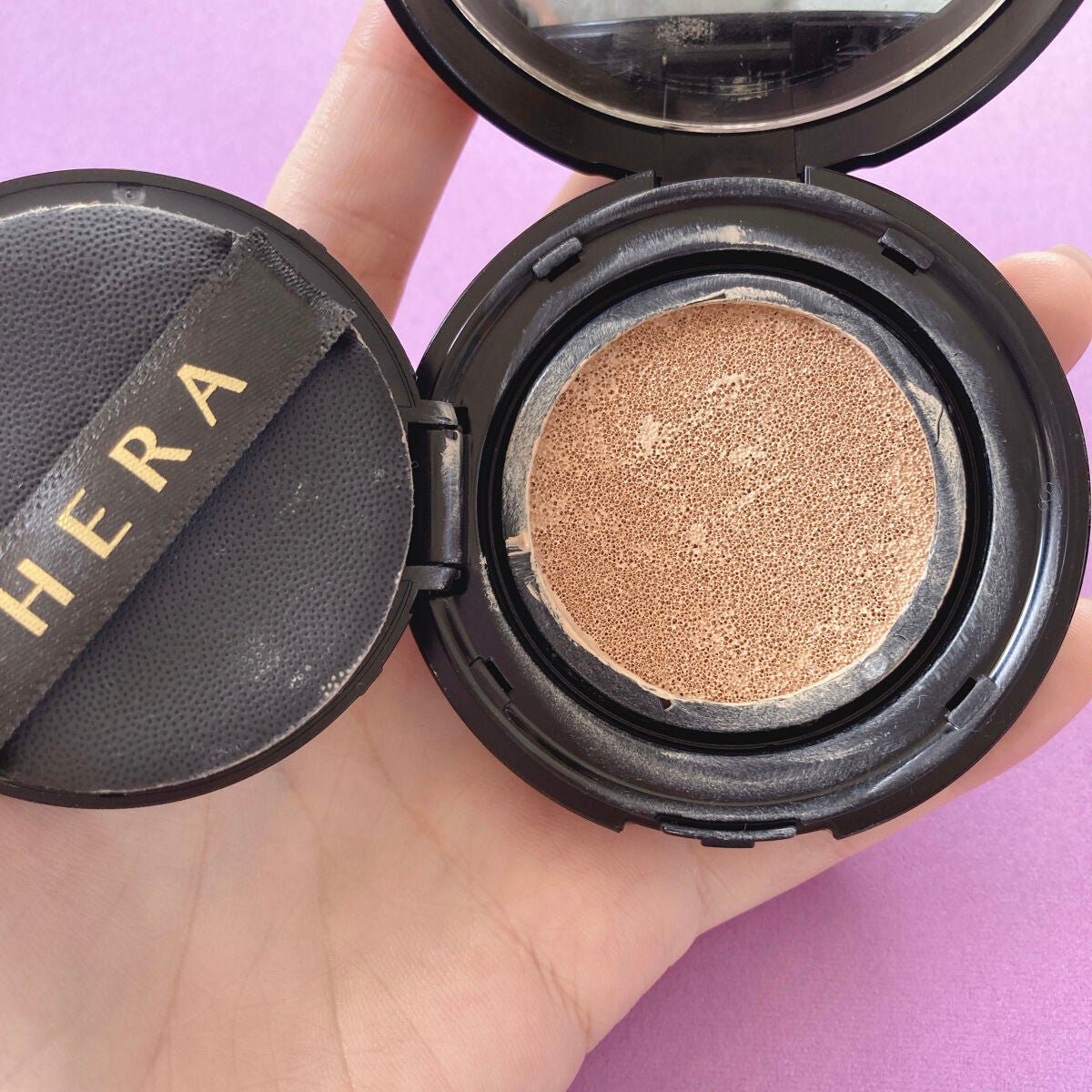 ブラック クッション/HERA/クッションファンデーションを使ったクチコミ(5枚目)
