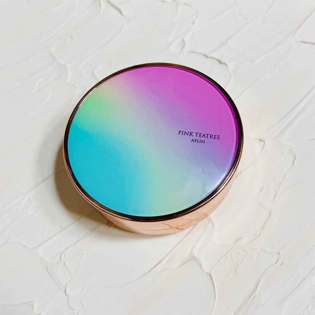 ピンクティーツリーカバークッション/APLIN/クッションファンデーションを使ったクチコミ(2枚目)