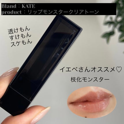 リップモンスター クリアトーン/KATE/口紅を使ったクチコミ(1枚目)
