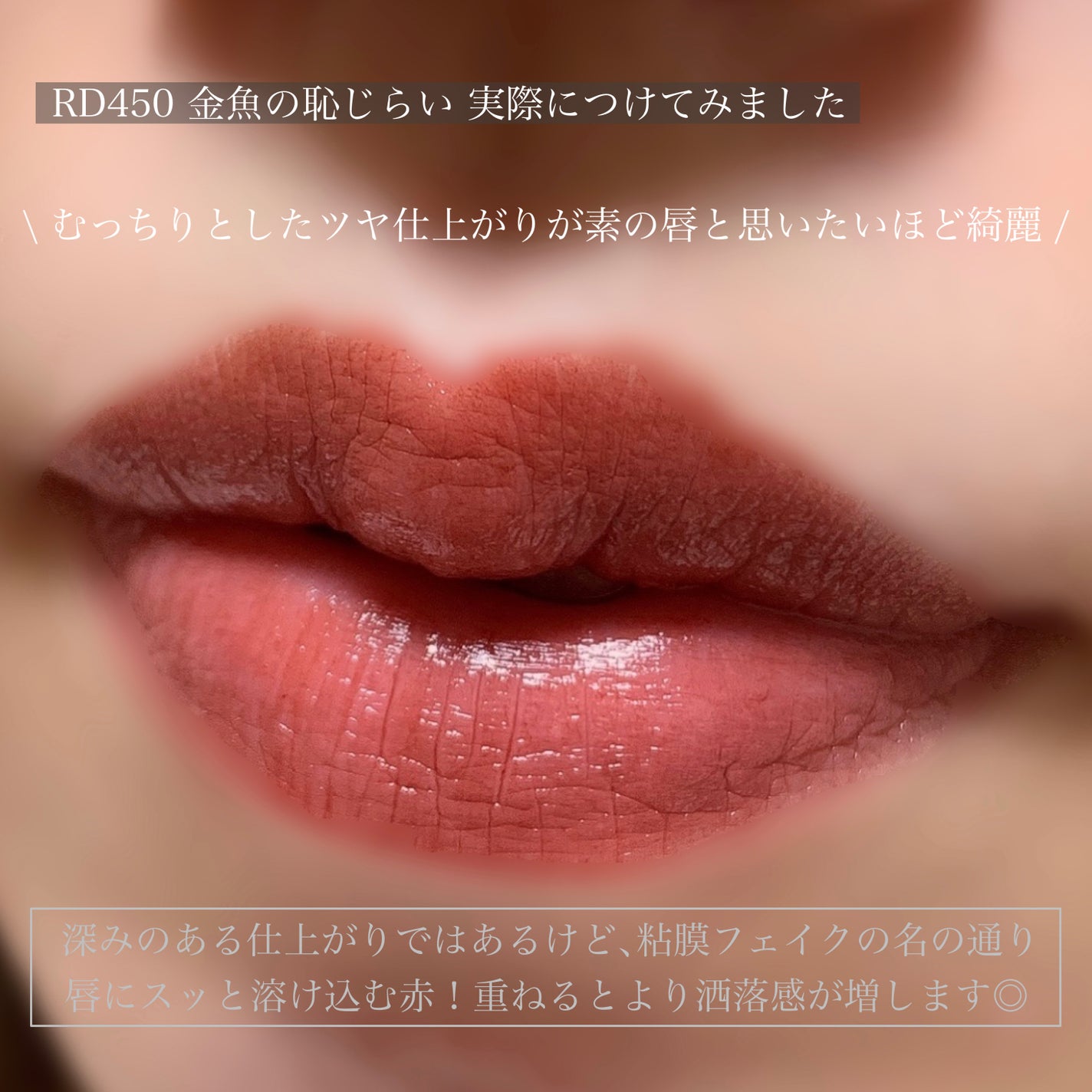 ネンマクフェイク ルージュ/Visée/口紅を使ったクチコミ(5枚目)