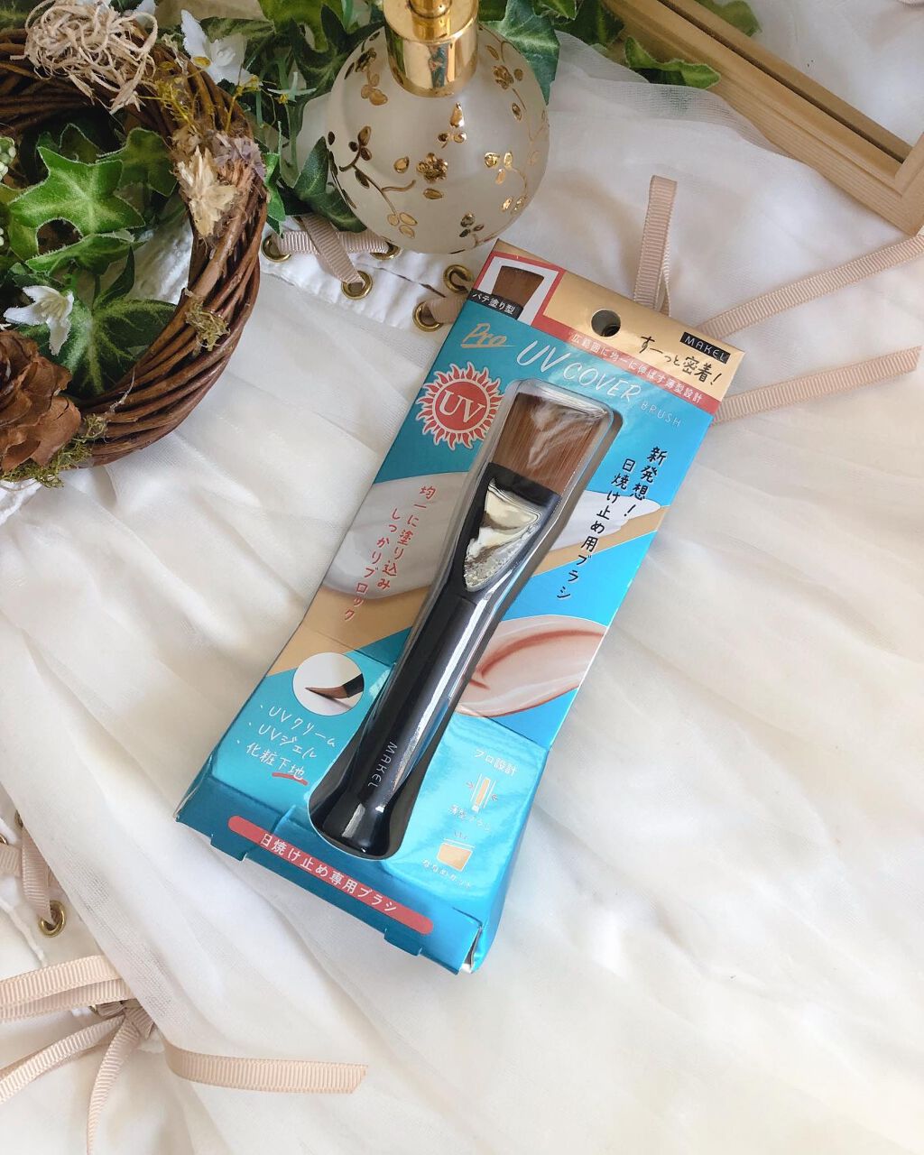 UVカバーブラシ/メイクル/メイクブラシを使ったクチコミ(7枚目)