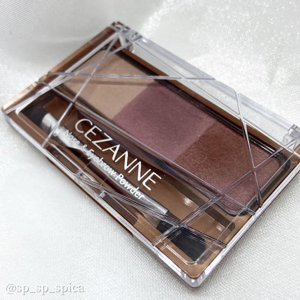 ノーズ&アイブロウパウダー/CEZANNE/パウダーアイブロウを使ったクチコミ(3枚目)