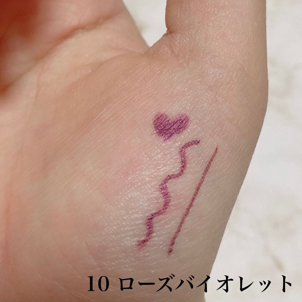 UR GLAM GEL EYELINER/U R GLAM/ジェルアイライナーを使ったクチコミ(4枚目)