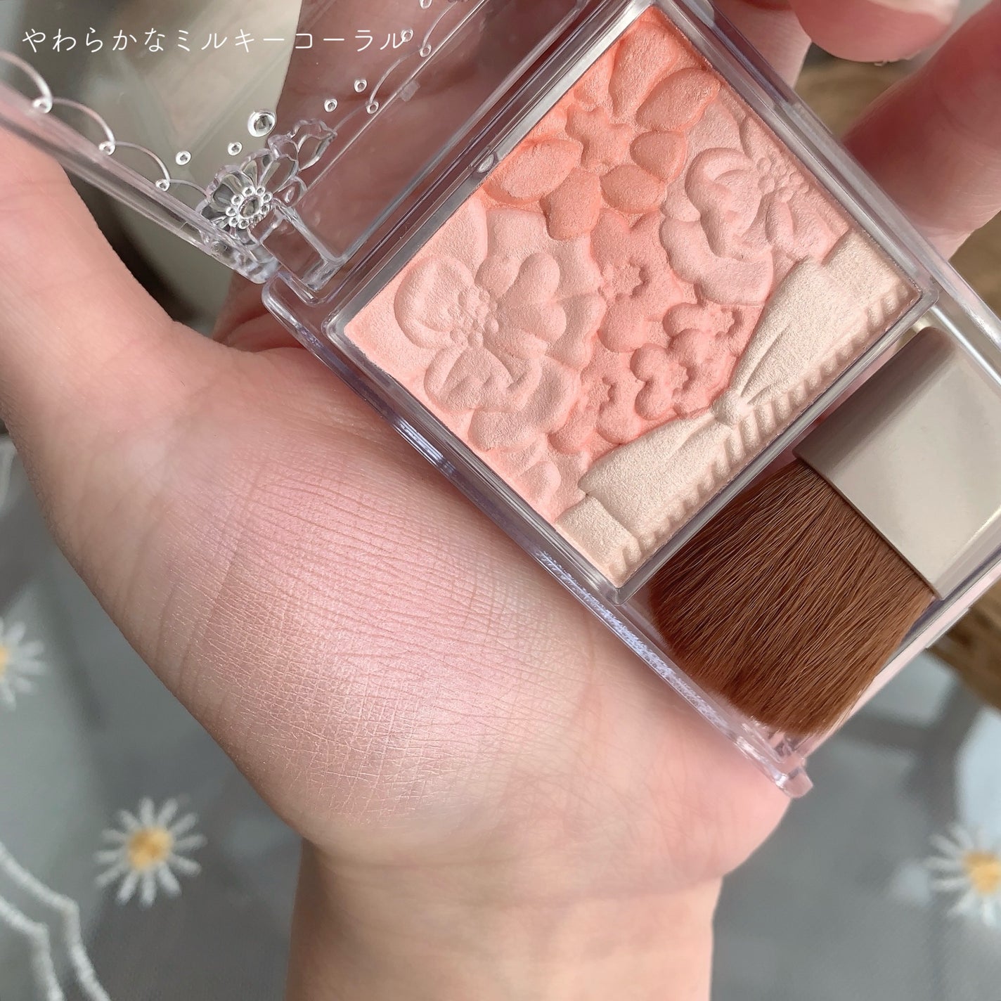 グロウフルールチークス/キャンメイク/パウダーチークを使ったクチコミ(3枚目)