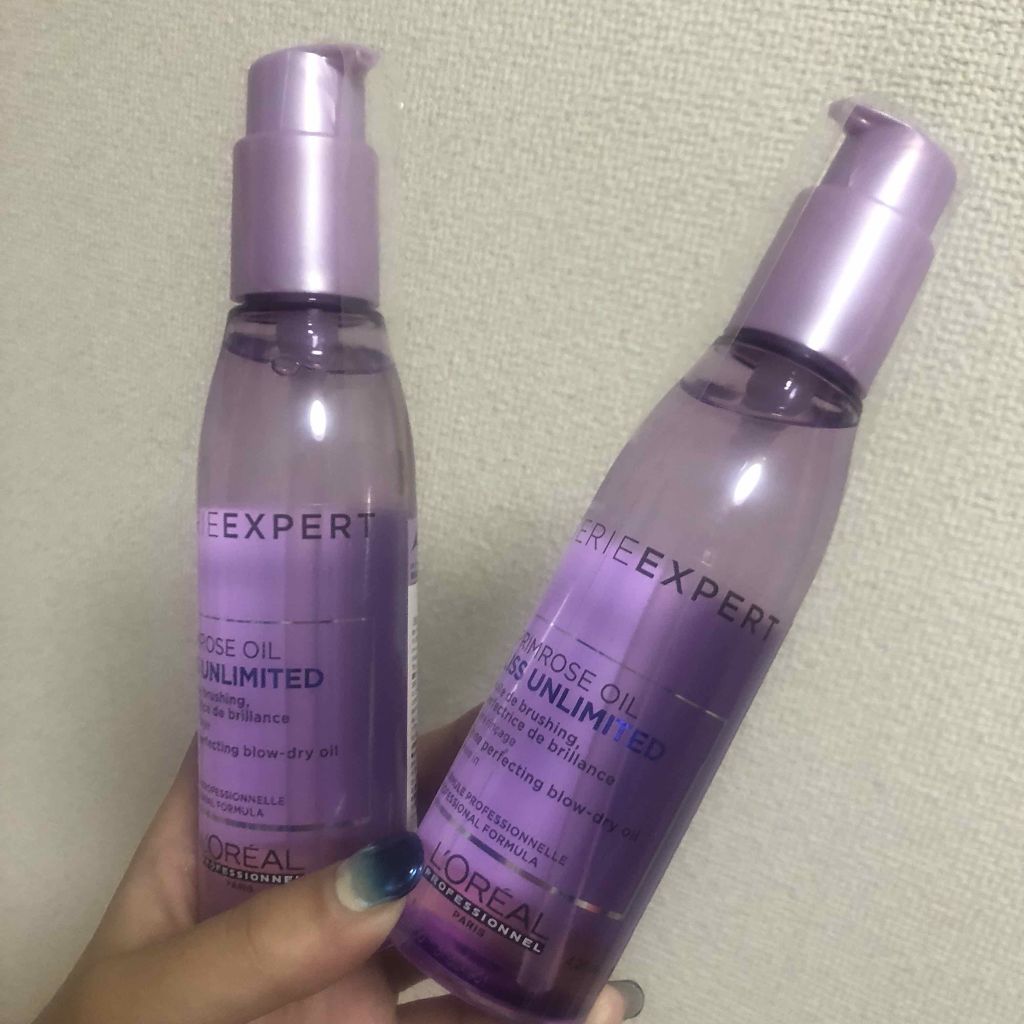 リスアンリミテッドシャイニングオイル/ロレアル プロフェッショナル/ヘアオイルを使ったクチコミ（1枚目）