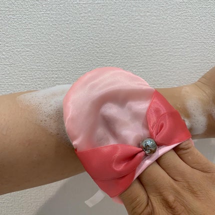 洗顔パフ SILK PUFF リボンタイプ/肌清 HADASEI/その他を使ったクチコミ(6枚目)