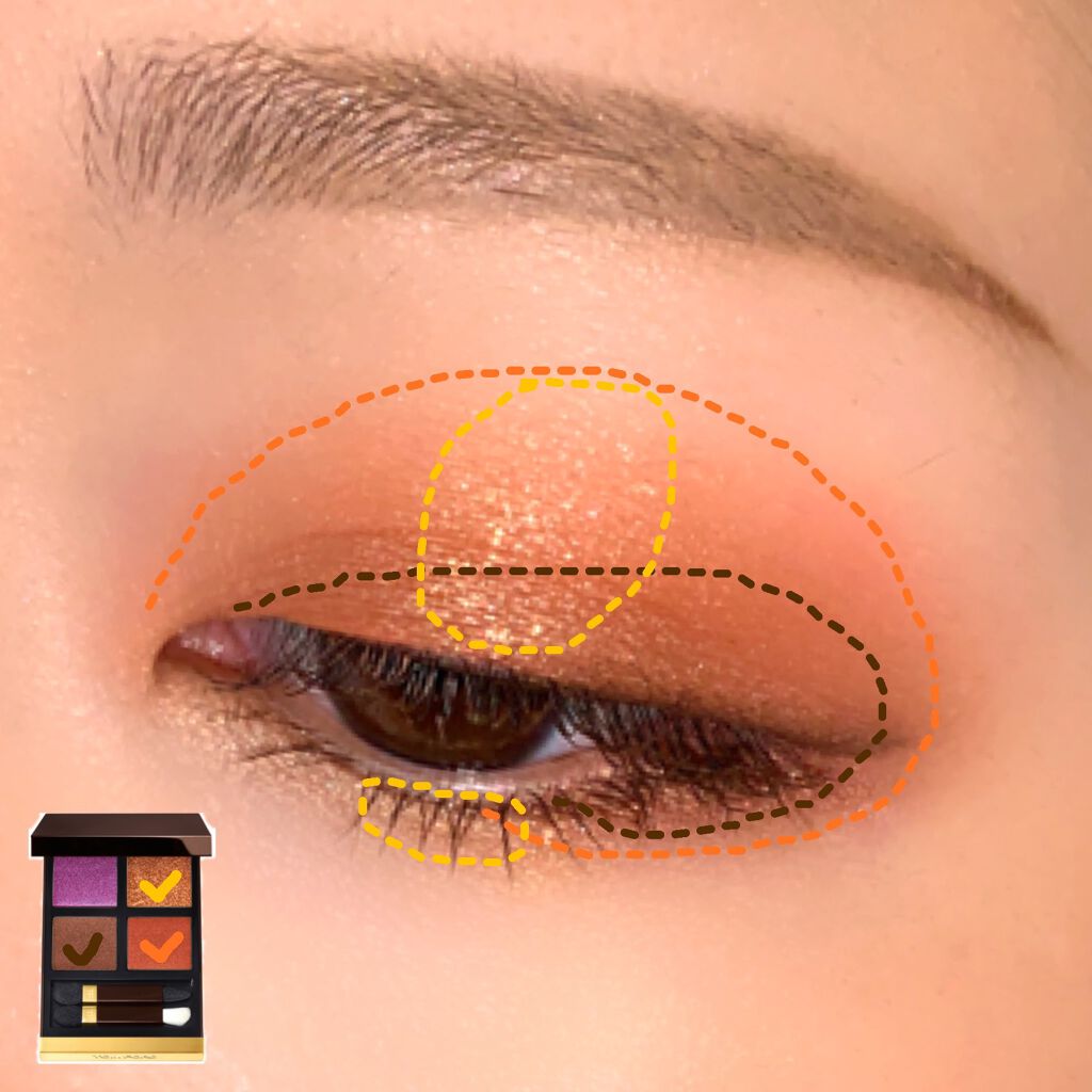 アイ カラー クォード/TOM FORD BEAUTY/アイシャドウパレットを使ったクチコミ(4枚目)