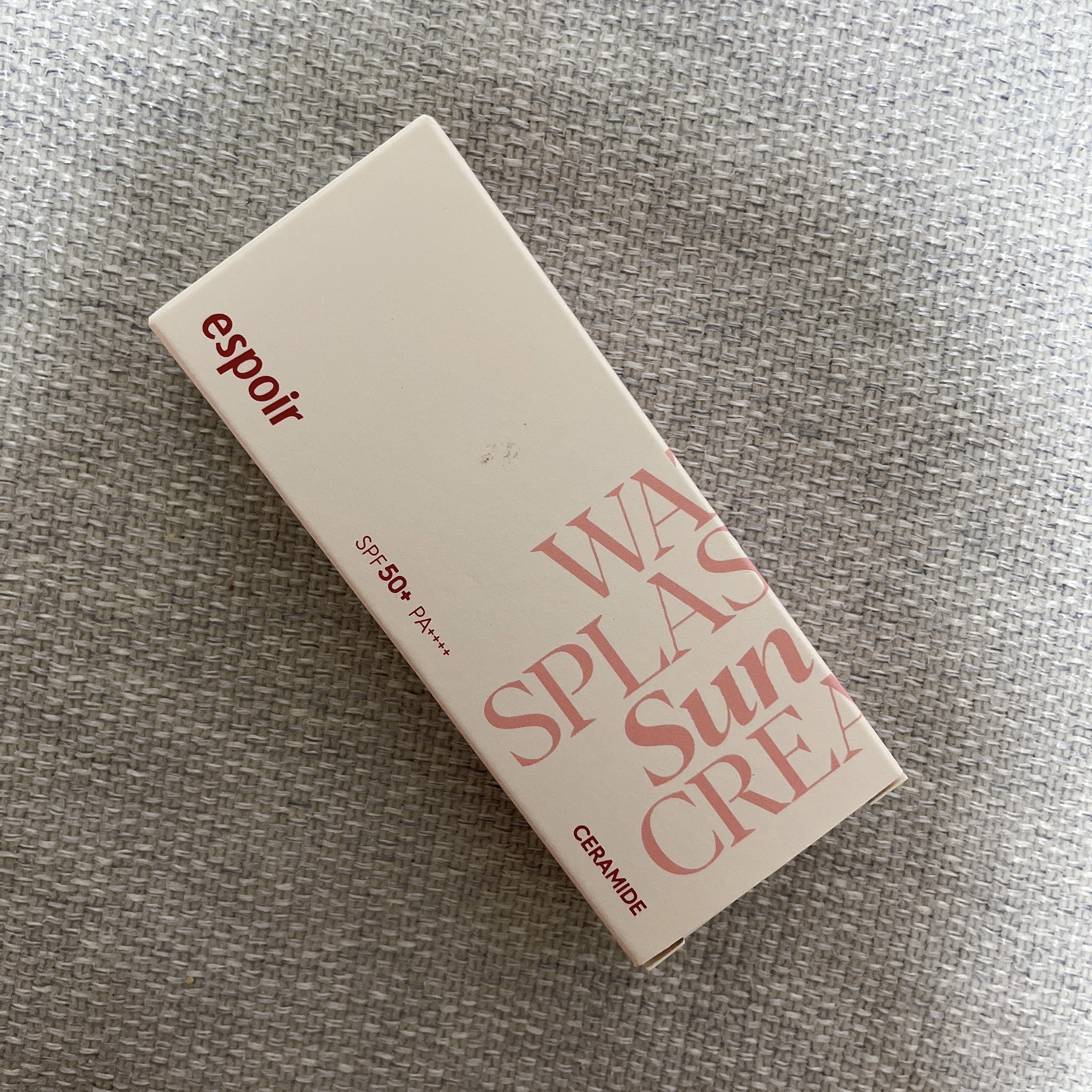 ウォータースプラッシュサンクリーム セラミド/espoir/日焼け止めクリームを使ったクチコミ（2枚目）