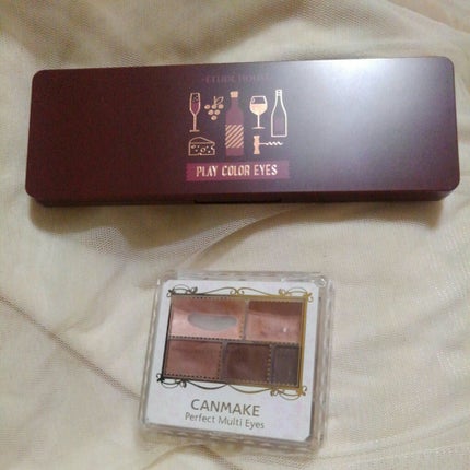 プレイカラー アイシャドウ ワインパーティー【生産終了】/ETUDE/アイシャドウパレットを使ったクチコミ(1枚目)