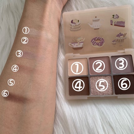 OO!LONG シフォンタイムズアイ/LEEMEMBER/アイシャドウパレットを使ったクチコミ(2枚目)