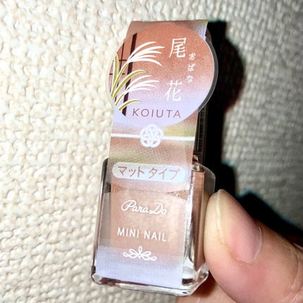 ミニネイル/パラドゥ/マニキュアを使ったクチコミ(1枚目)