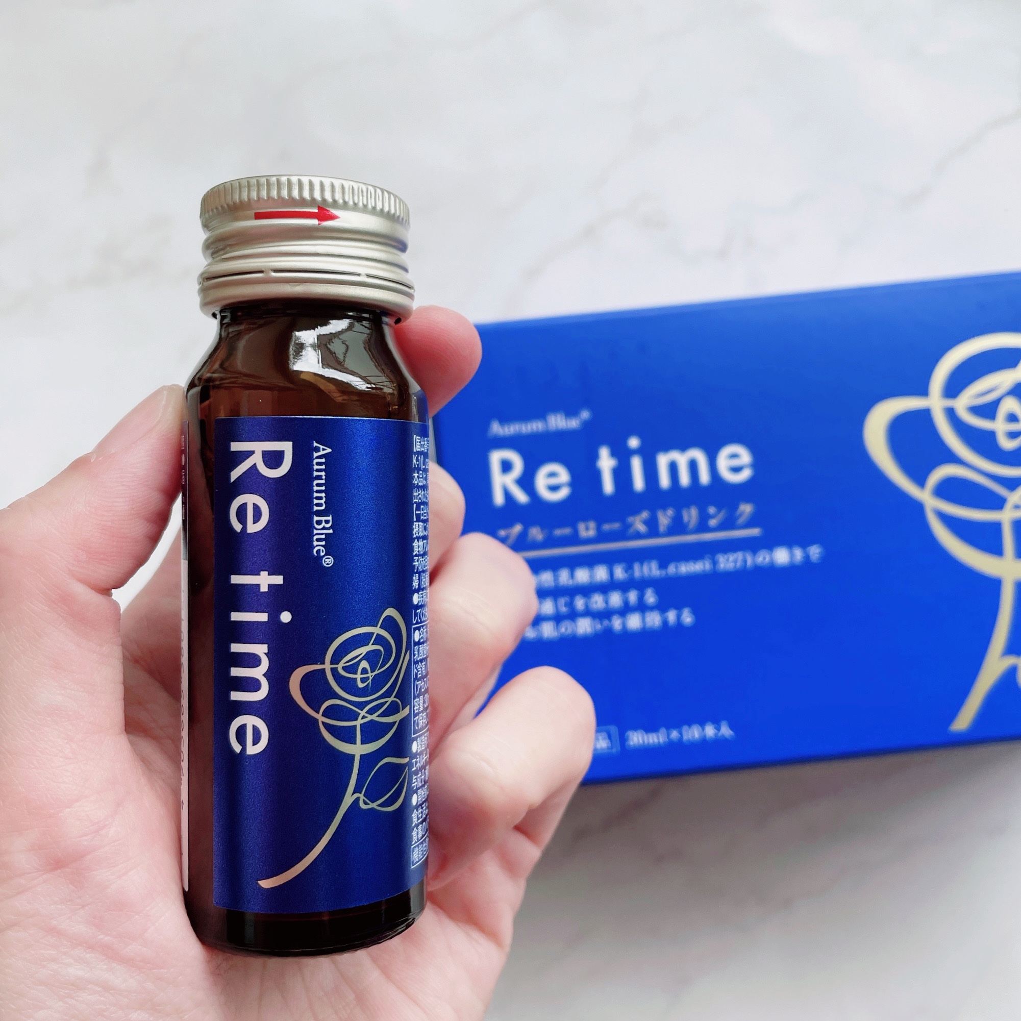 Re time ブルーローズドリンク/オーラムブルー/美容ドリンクを使ったクチコミ（3枚目）