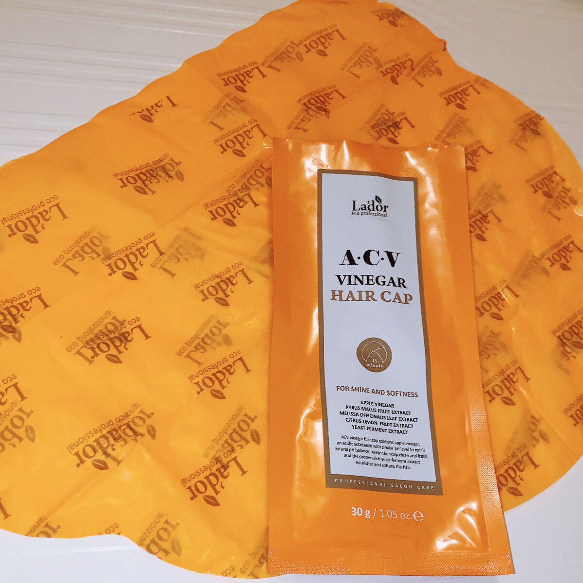 ACV VINEGAR HAIR CAP /La'dor/アウトバストリートメントを使ったクチコミ(2枚目)