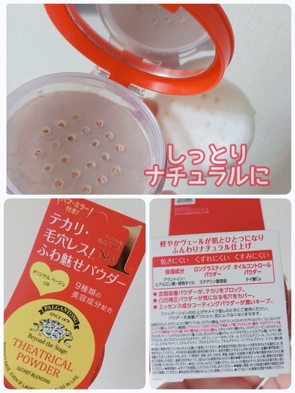 シアトリカルパウダーN/パルガントン/ルースパウダーを使ったクチコミ(1枚目)