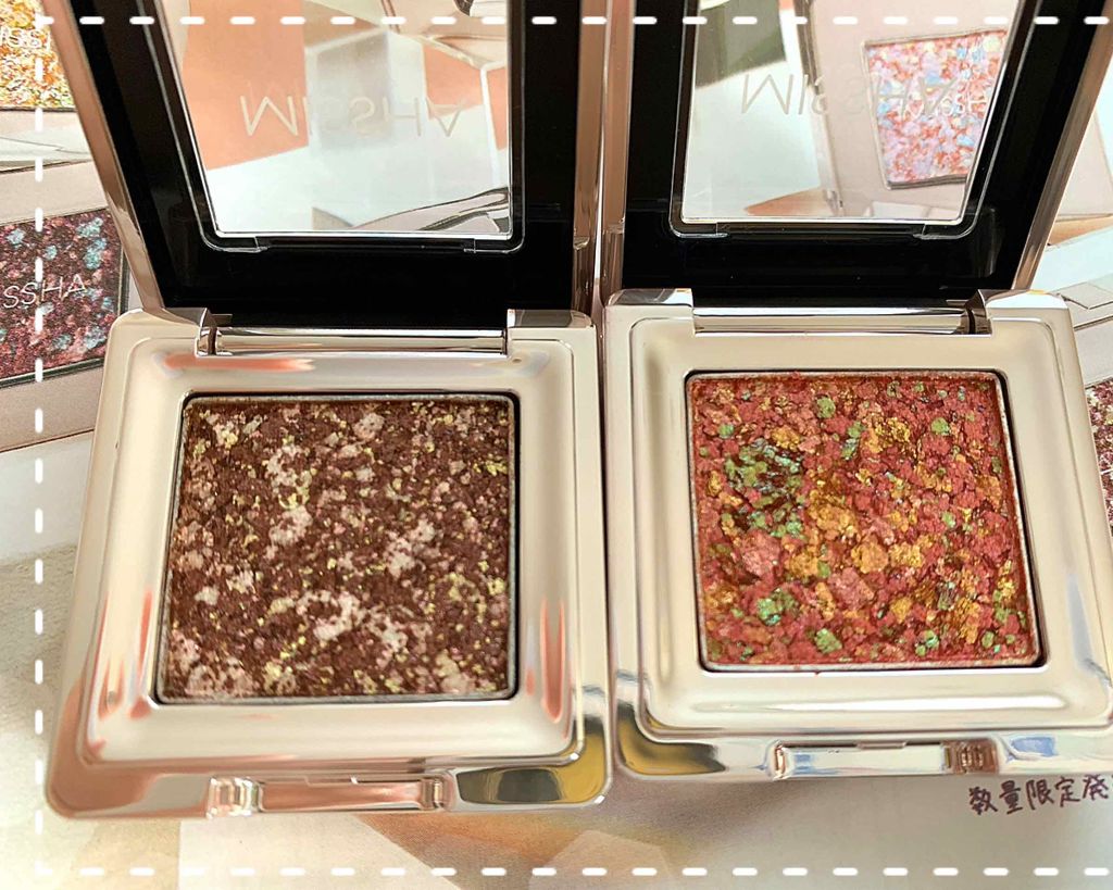 グリッタープリズム シャドウ/MISSHA/グリッターを使ったクチコミ（2枚目）