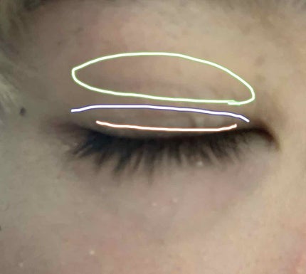 オリシキ アイリッドスキンフィルム /D-UP/二重まぶた用アイテムを使ったクチコミ(2枚目)