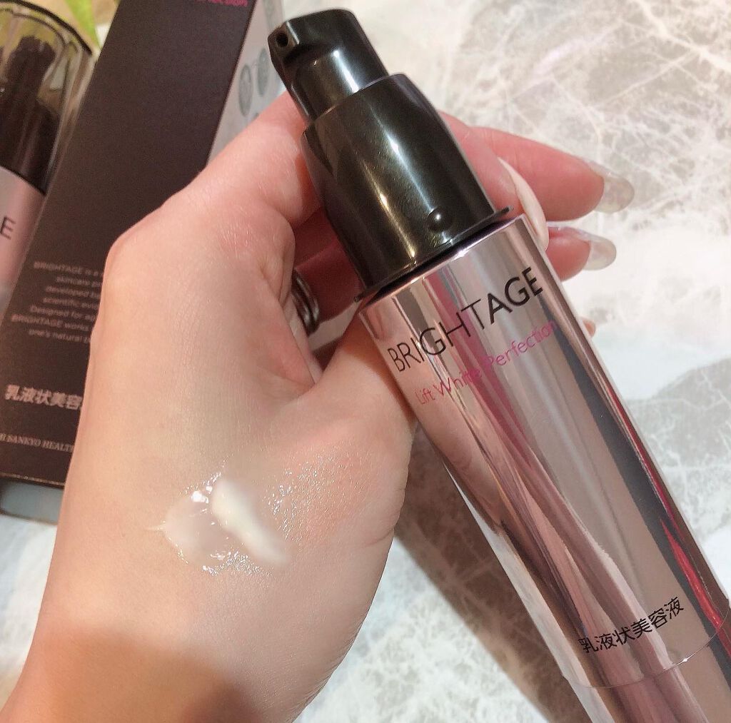 リフトホワイト パーフェクション/BRIGHTAGE/美容液を使ったクチコミ(4枚目)