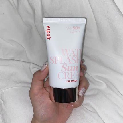 ウォータースプラッシュサンクリーム セラミド/espoir/日焼け止めクリームを使ったクチコミ(3枚目)