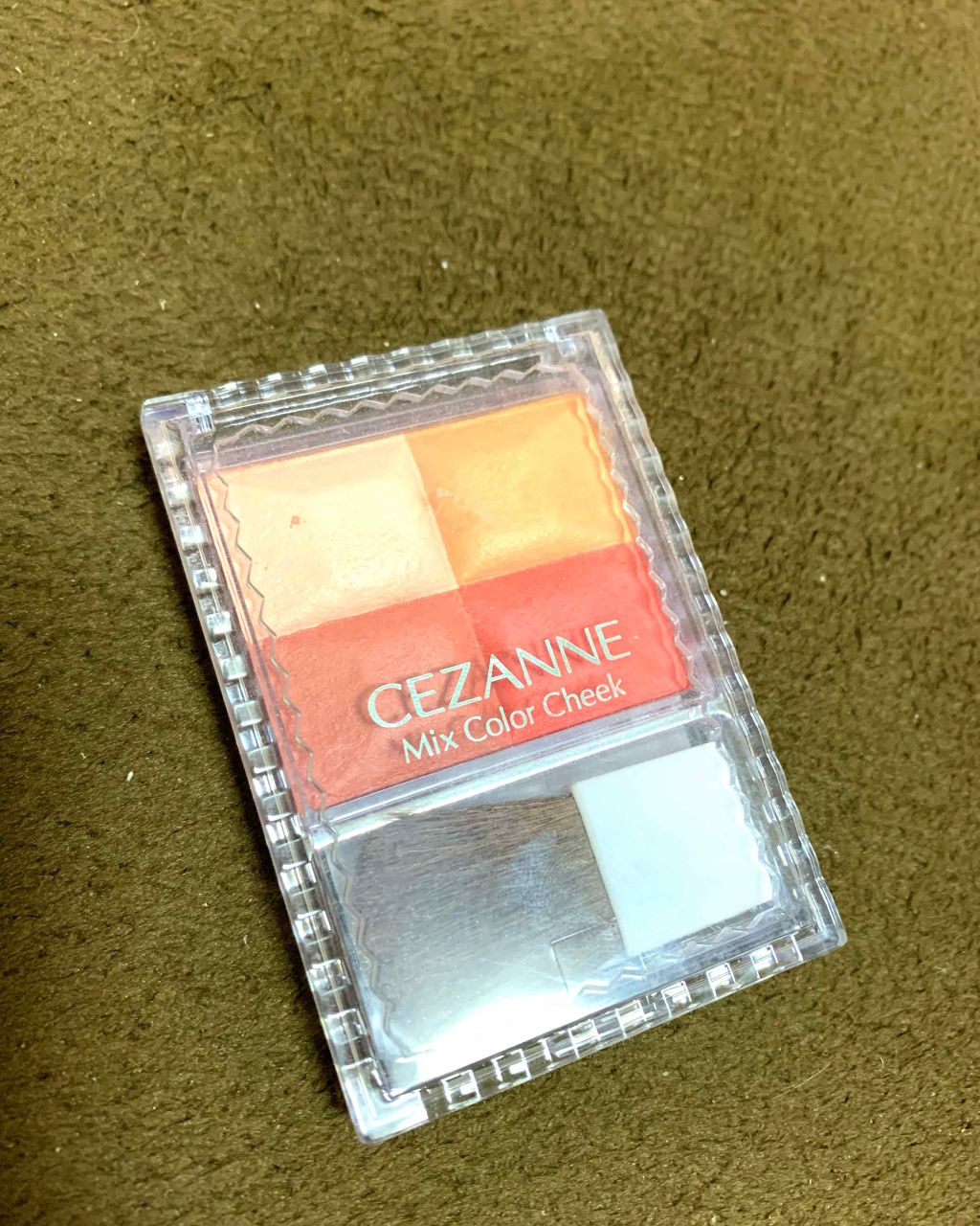 ミックスカラーチーク/CEZANNE/パウダーチークを使ったクチコミ(1枚目)