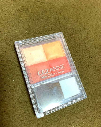 ミックスカラーチーク/CEZANNE/パウダーチークを使ったクチコミ(1枚目)