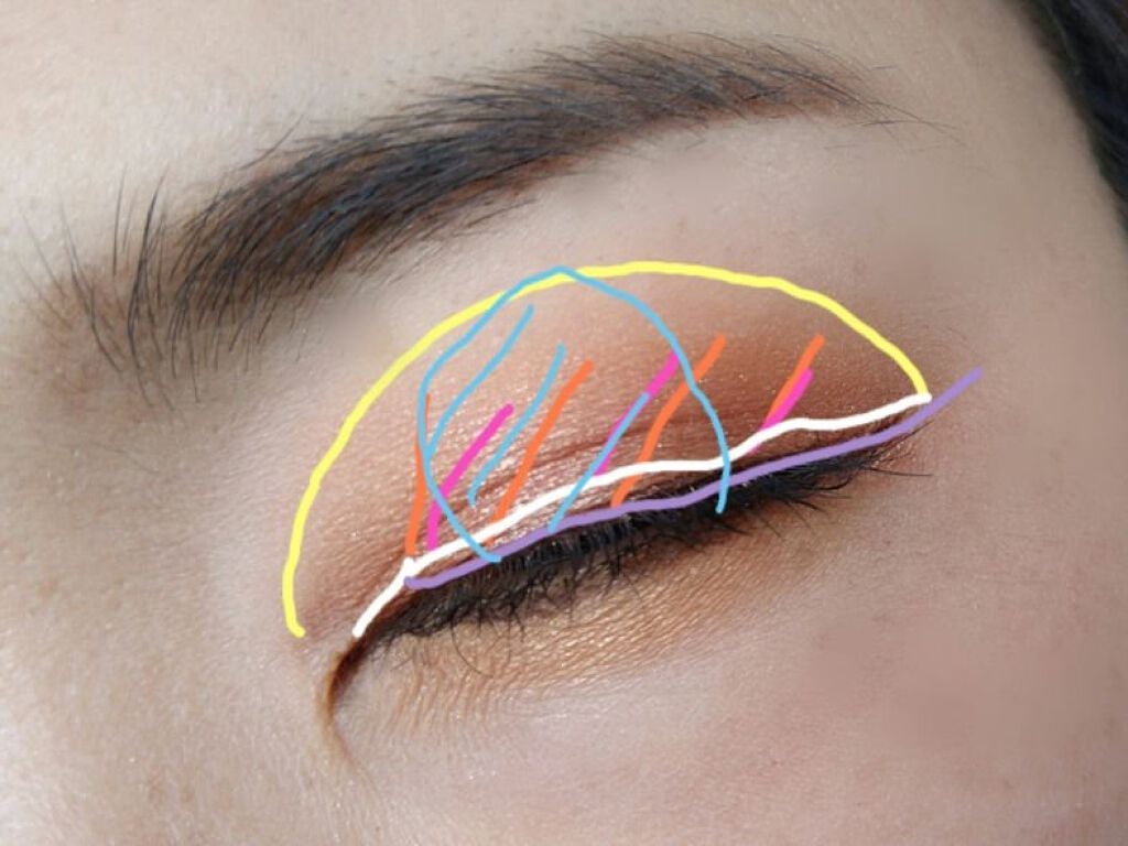 UR GLAM BLOOMING EYE COLOR PALETTE/U R GLAM/アイシャドウパレットを使ったクチコミ(6枚目)