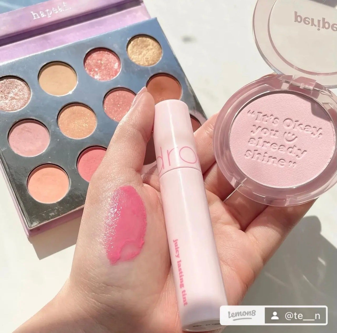 ジューシーラスティングティント/rom&nd/リップティントを使ったクチコミ(3枚目)