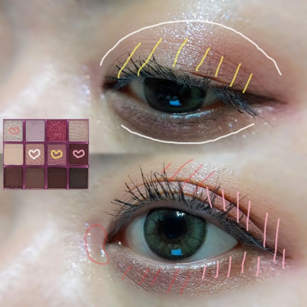 ホーリーモリーレイヤーパレット/HAKIT/アイシャドウパレットを使ったクチコミ(5枚目)