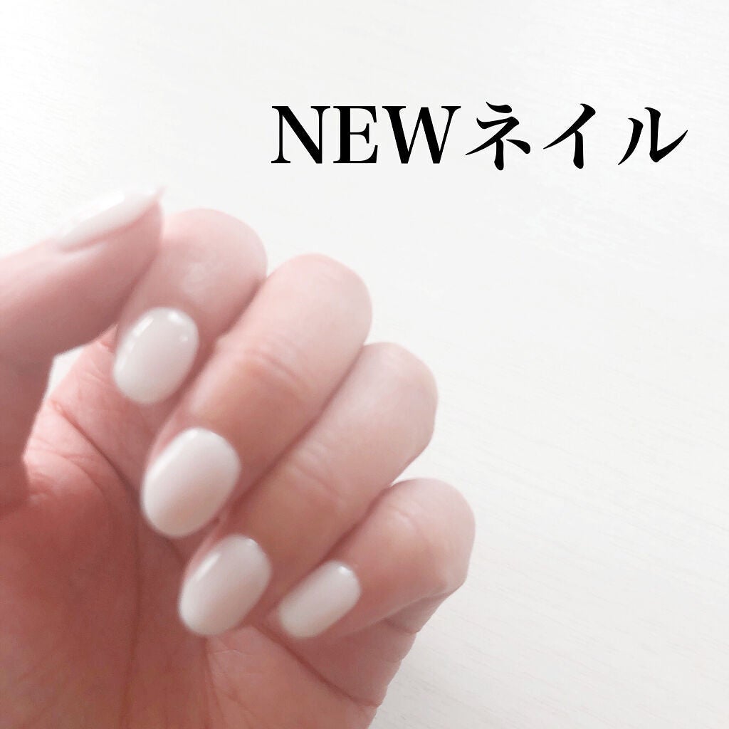 かりん on LIPS 「◆NEWネイル◆乳白色のシンプルワンカラーネイル#ジェルネイル..」(1枚目)