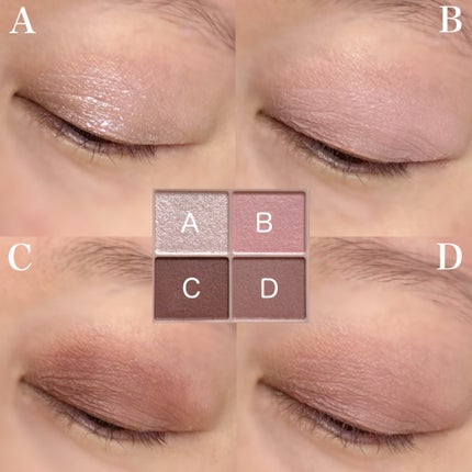 シルキースフレアイズ(マットタイプ)/キャンメイク/アイシャドウパレットを使ったクチコミ(4枚目)