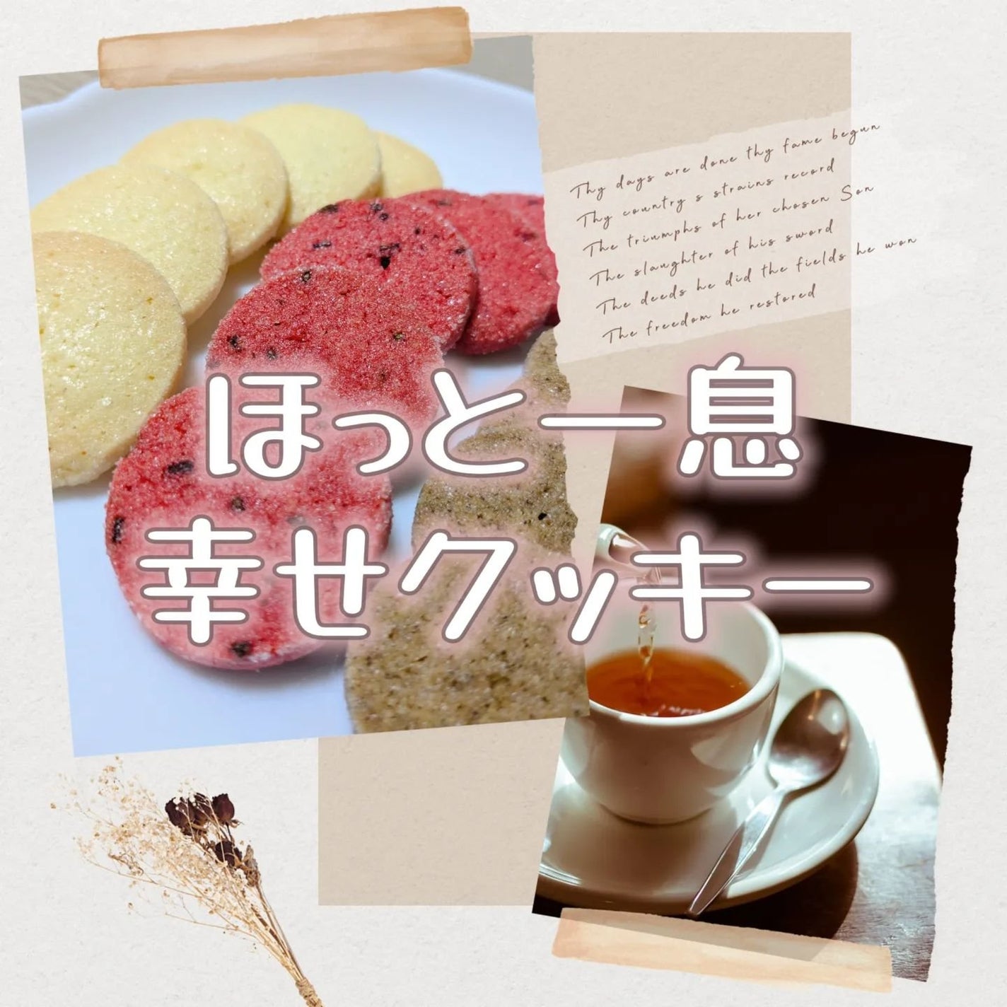 伽羅 on LIPS 「ほっと一息幸せクッキーコスメ投稿じゃなくてごめんなさい💦@pe..」(1枚目)