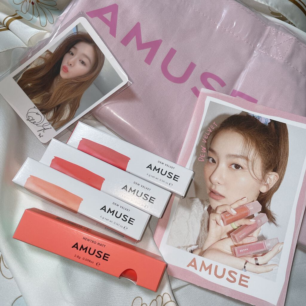 デュー ベルベット/AMUSE/口紅を使ったクチコミ(2枚目)