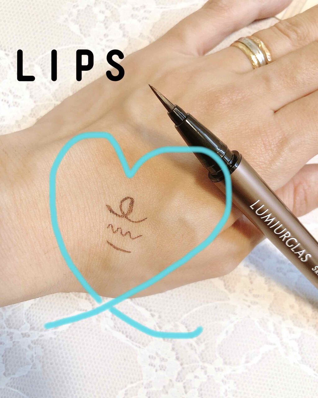 スキルレスライナー/LUMIURGLAS/リキッドアイライナーを使ったクチコミ(2枚目)