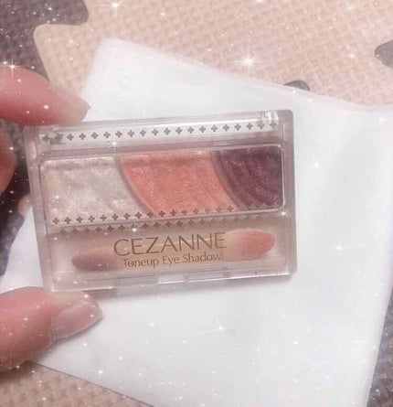 トーンアップアイシャドウ/CEZANNE/アイシャドウパレットを使ったクチコミ(1枚目)
